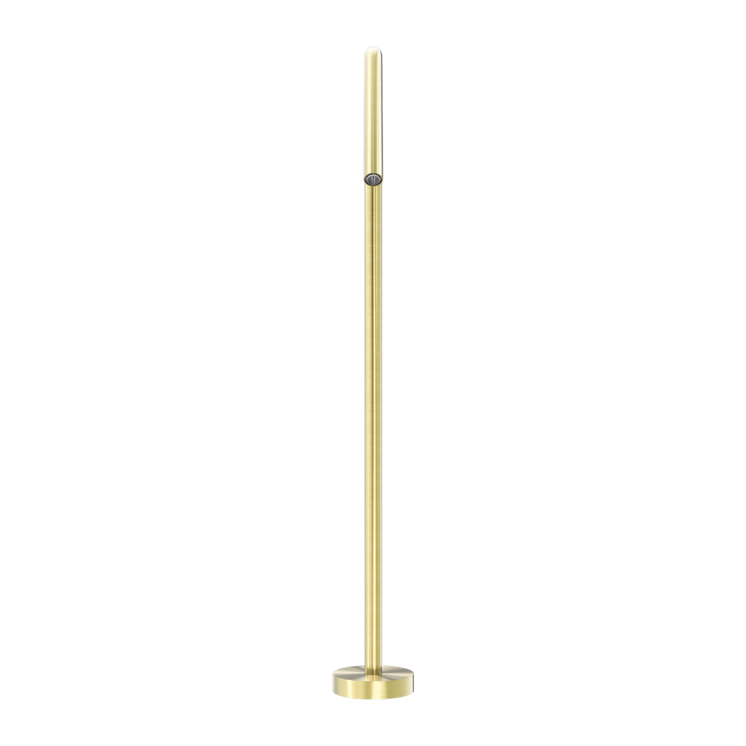 Nero Bianca Floor Standing Bath Spout - Brushed Gold