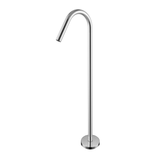 Nero Bianca Floor Standing Bath Spout - Chrome