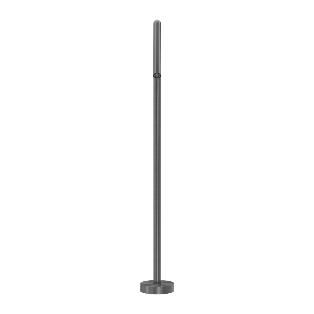 Nero Bianca Floor Standing Bath Spout - Gunmetal