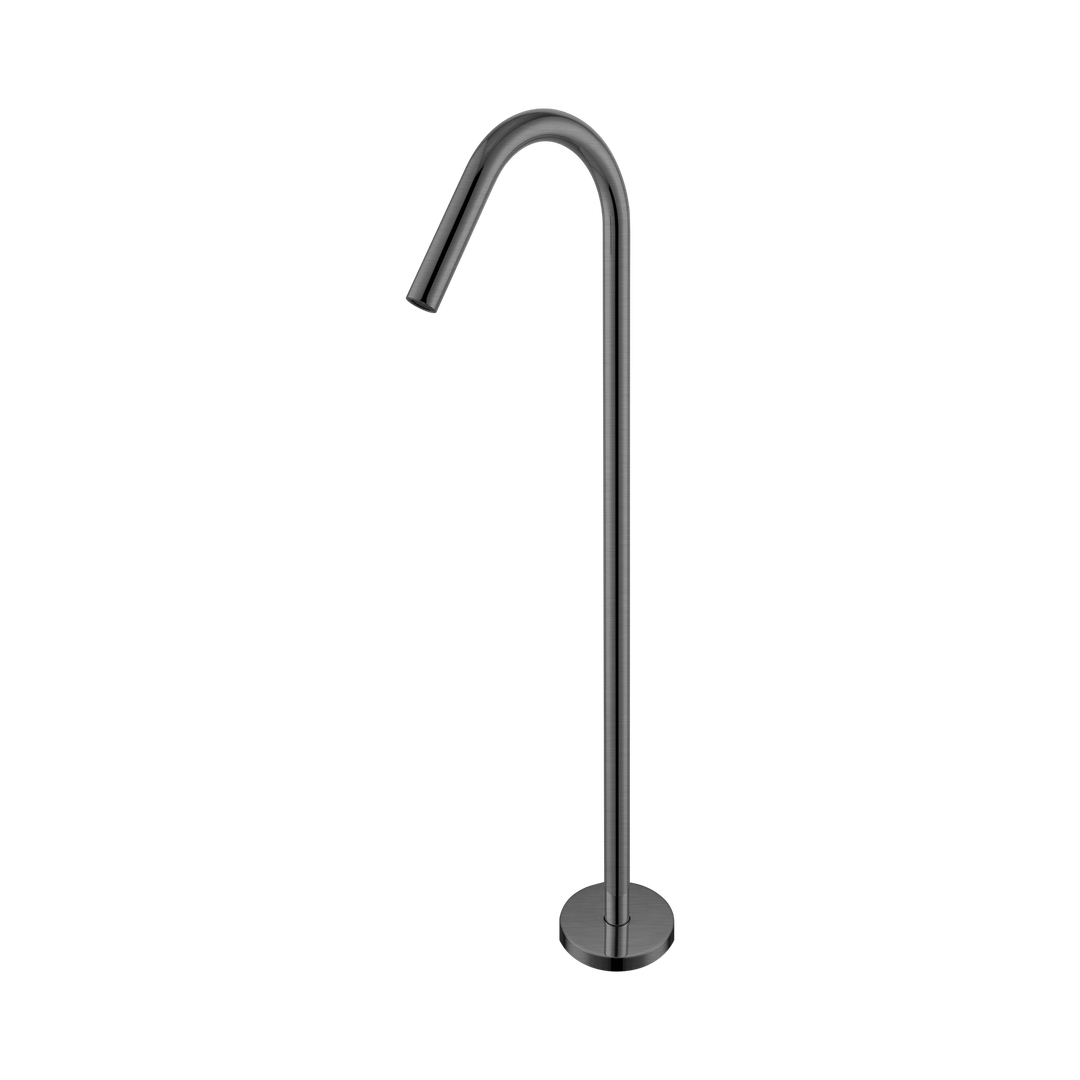 Nero Mecca Freestanding Bath Spout Only - Graphite