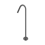 Nero Mecca Freestanding Bath Spout Only - Graphite