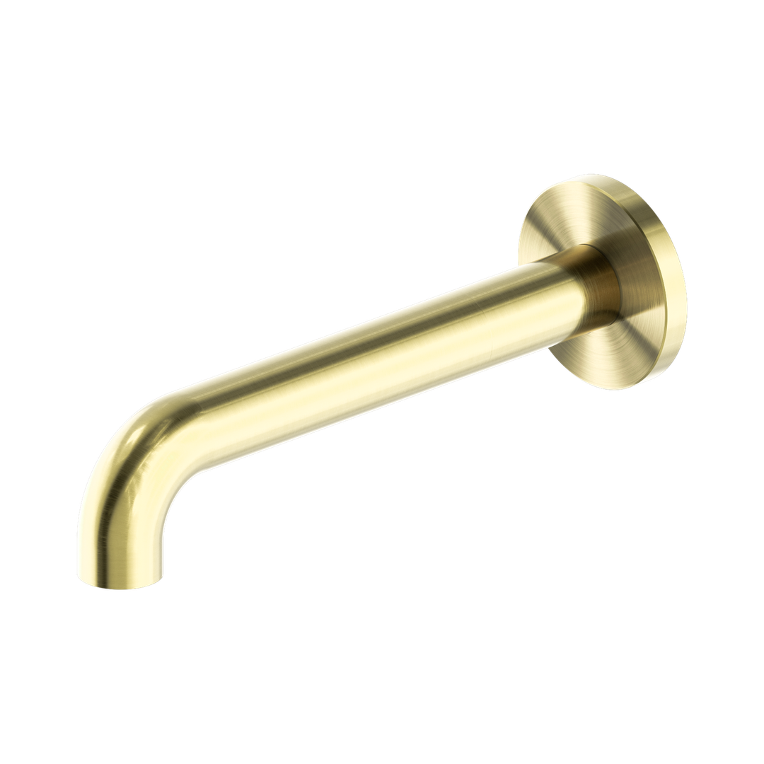 Nero Mecca Basin/Bath Spout Only 185Mm - Brushed Gold