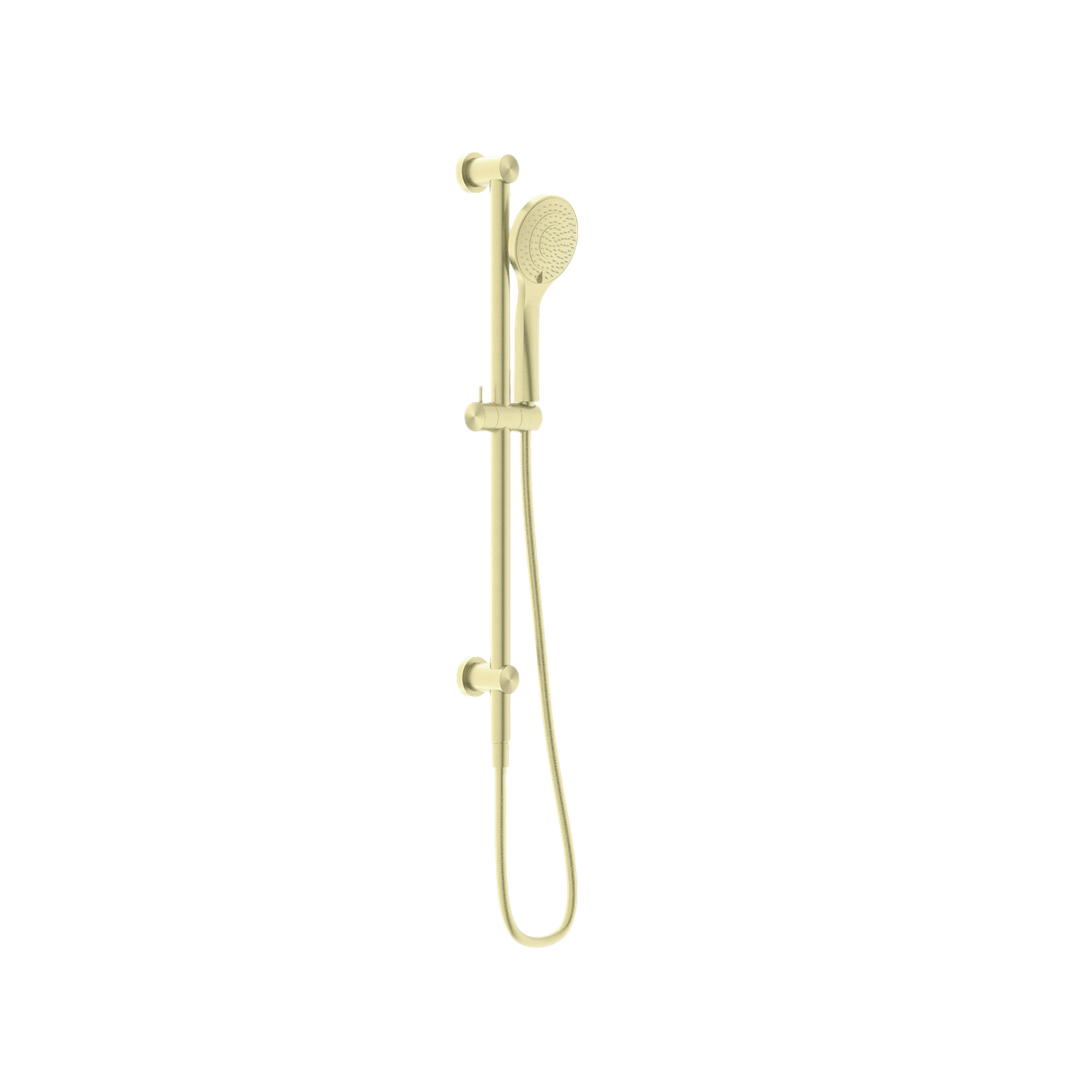 Nero Mecca Rail Shower With Air Shower - Brushed Gold