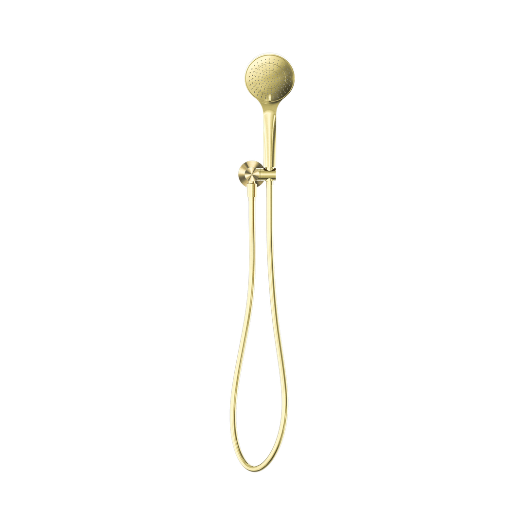 Mecca Nero Shower On Bracket With Air Shower - Brushed Gold