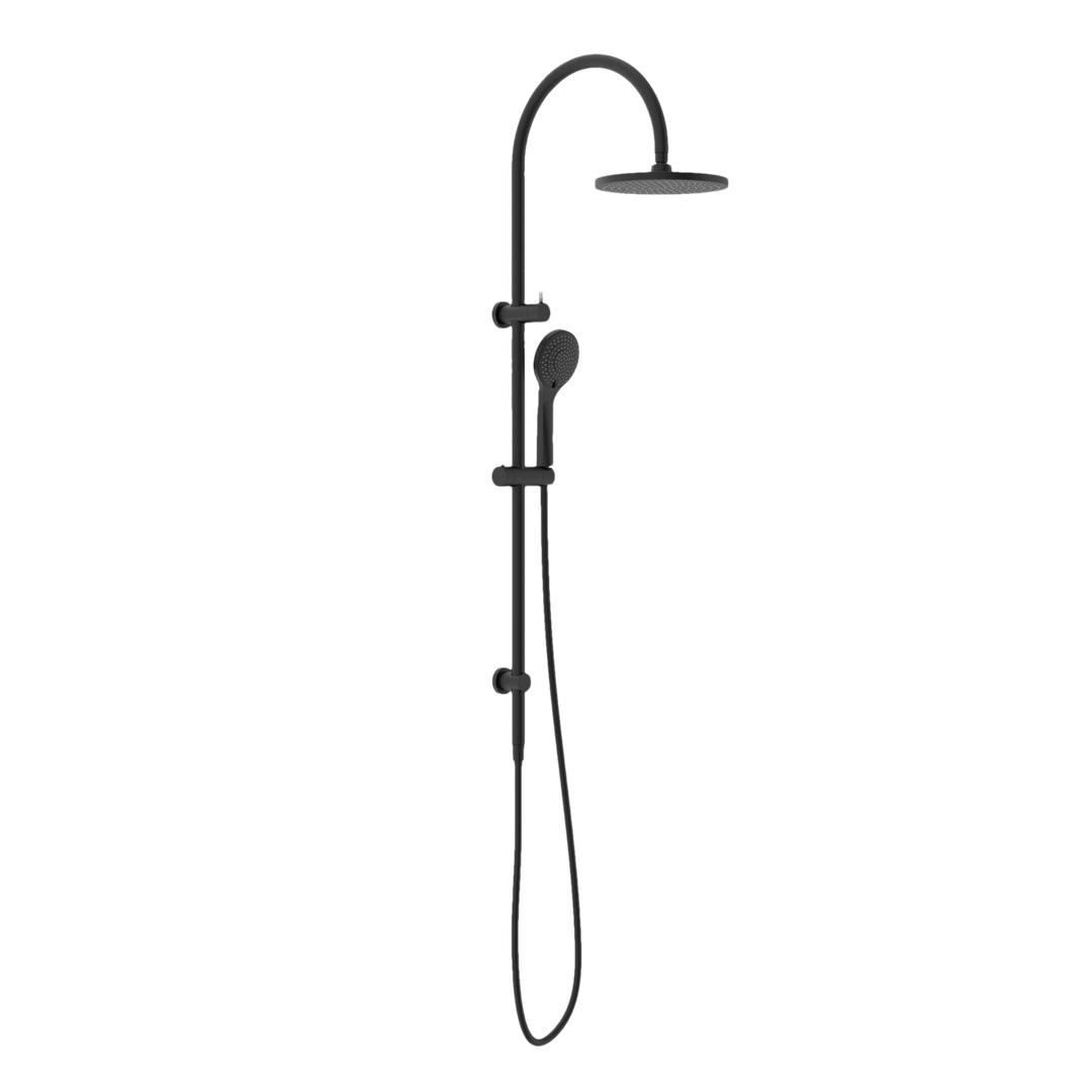 Nero Mecca Twin Shower With Air Shower - Matt Black