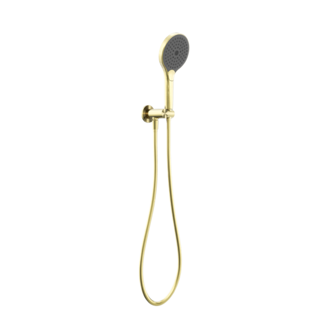 Nero Mecca Shower Bracket With Air Shower II - Brushed Gold Nr221905Fbg