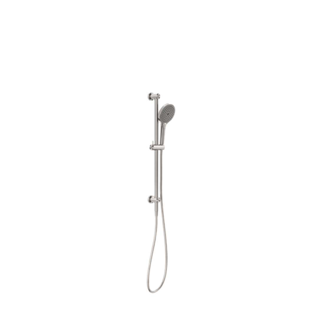 Nero Mecca Shower Rail With Air Shower II - Brushed Nickel Nr221905Gbn