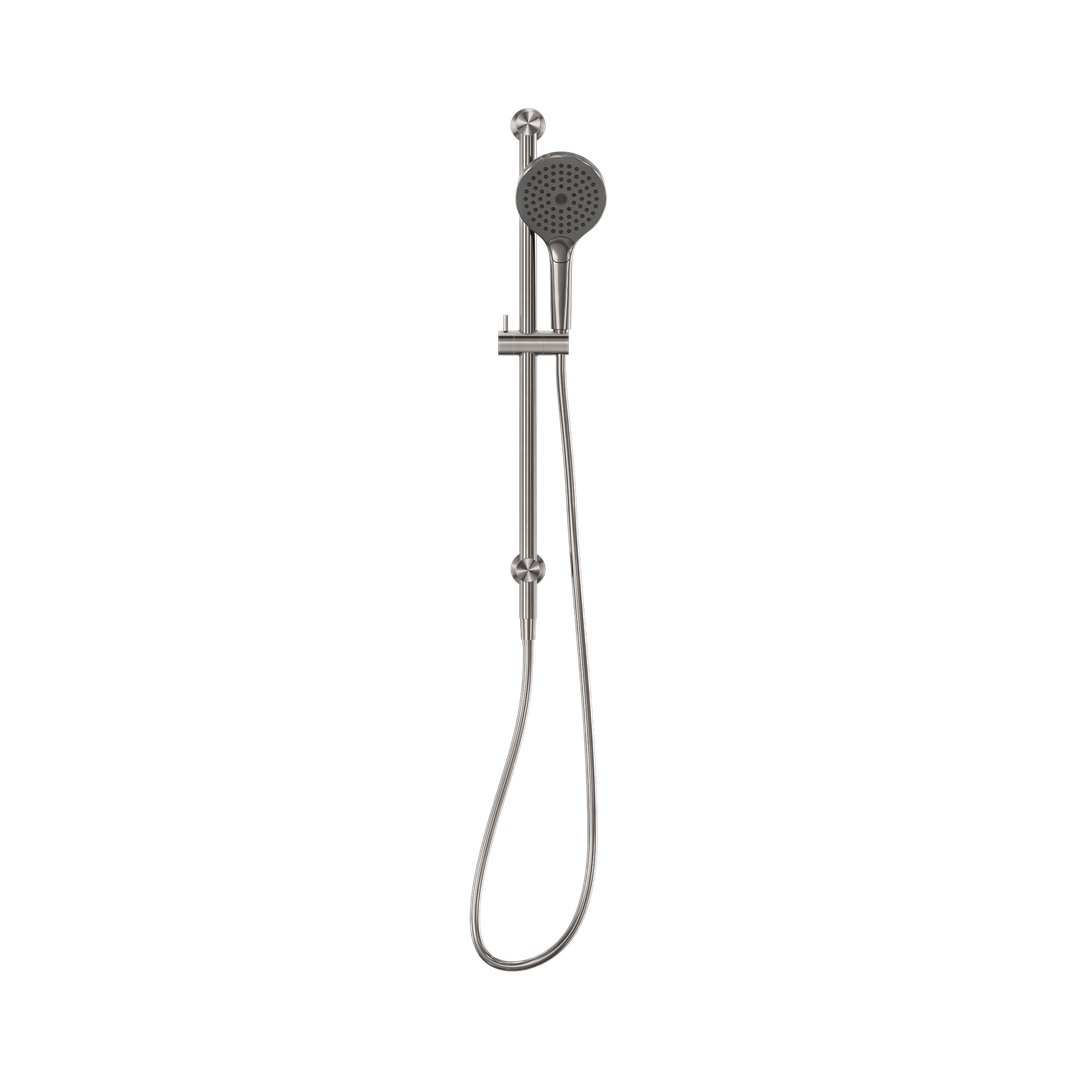 Nero Mecca Shower Rail With Air Shower II - Brushed Nickel Nr221905Gbn