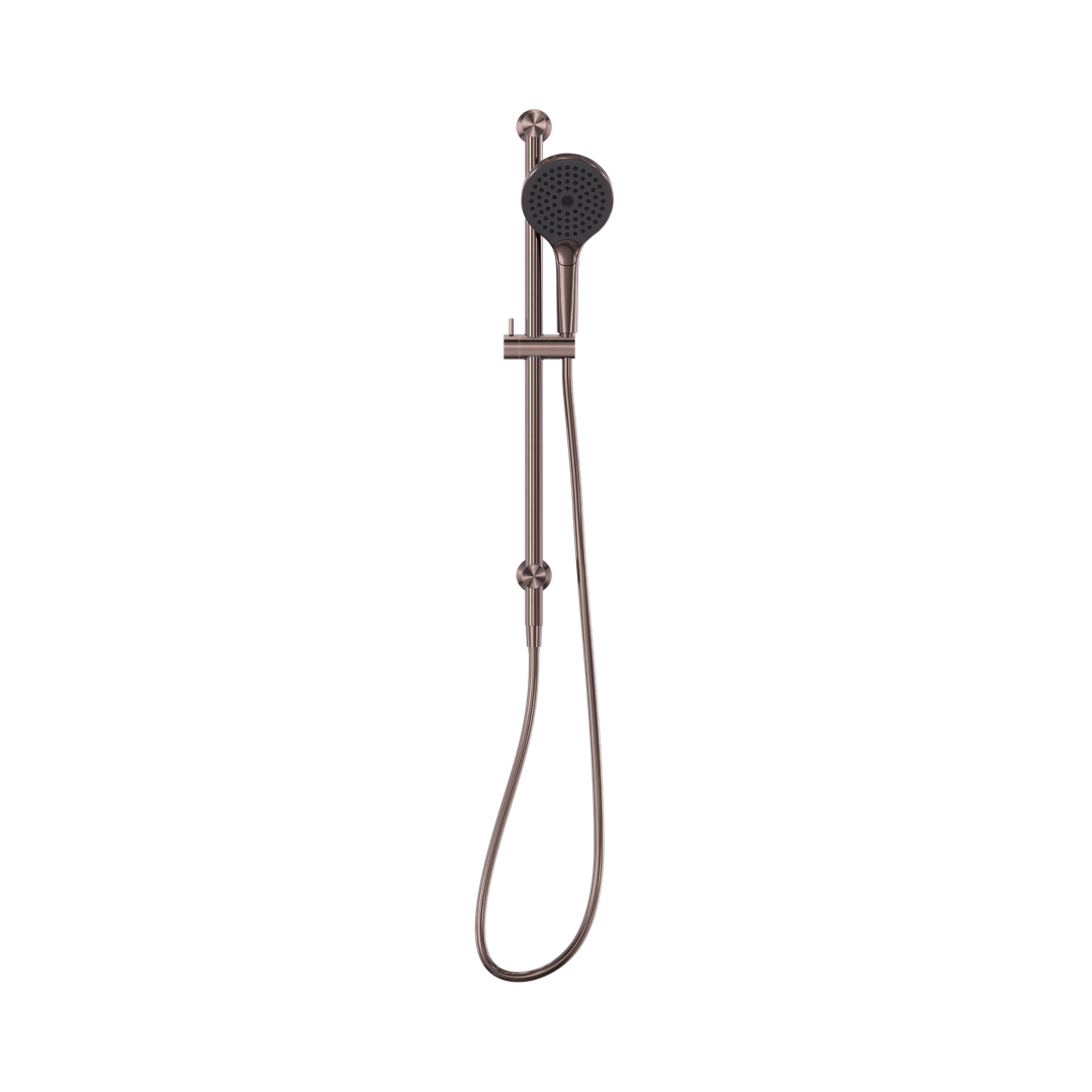 Nero Mecca Shower Rail With Air Shower II - Brushed Bronze Nr221905Gbz