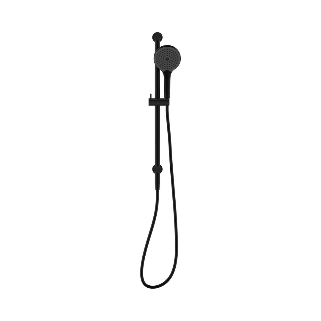 Nero Mecca Shower Rail With Air Shower II - Matte Black Nr221905Gmb