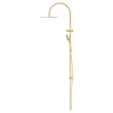 Nero Mecca Twin Shower With Air Shower II - Brushed Gold Nr221905Hbg