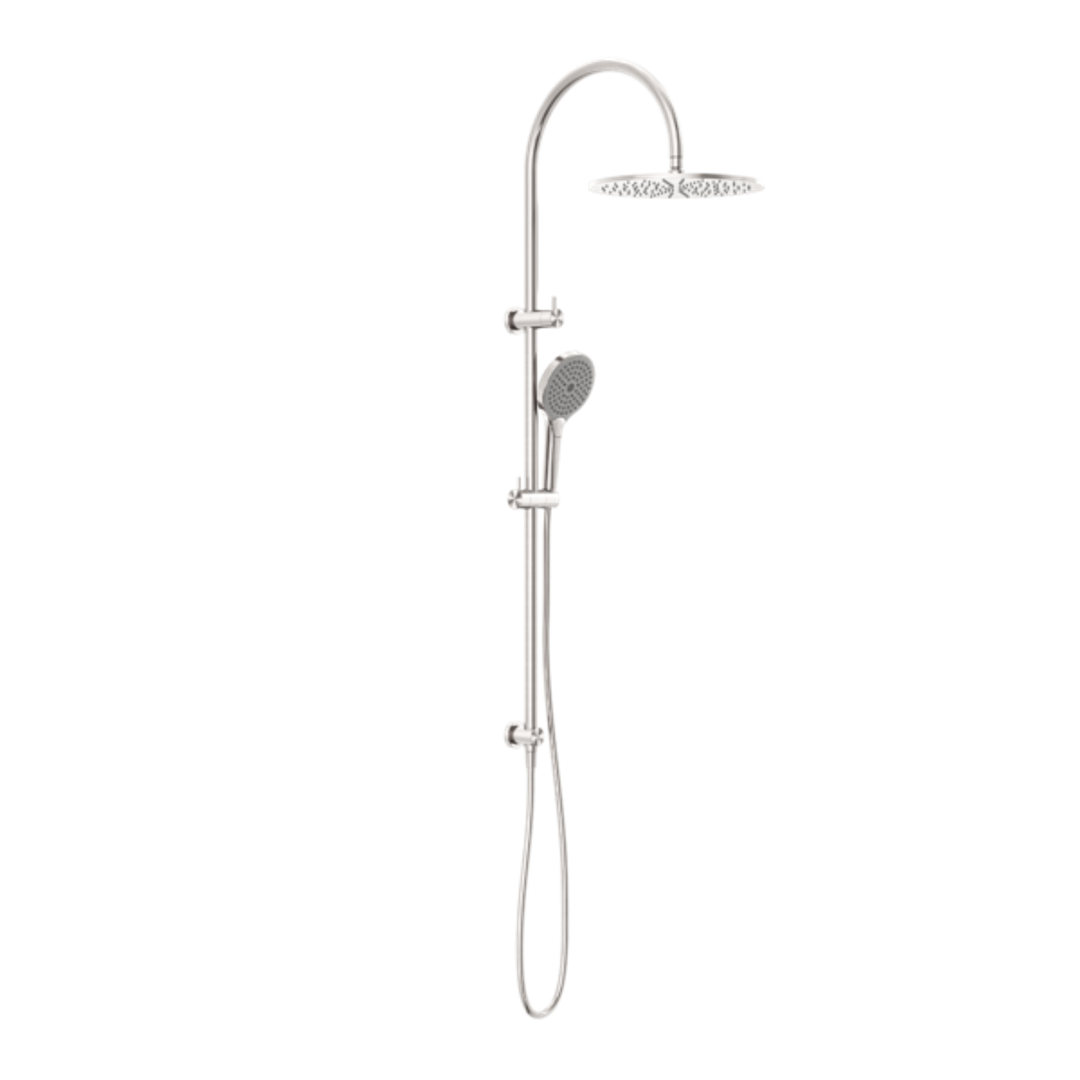 Nero Mecca Twin Shower With Air Shower II - Brushed Nickel Nr221905Hbn