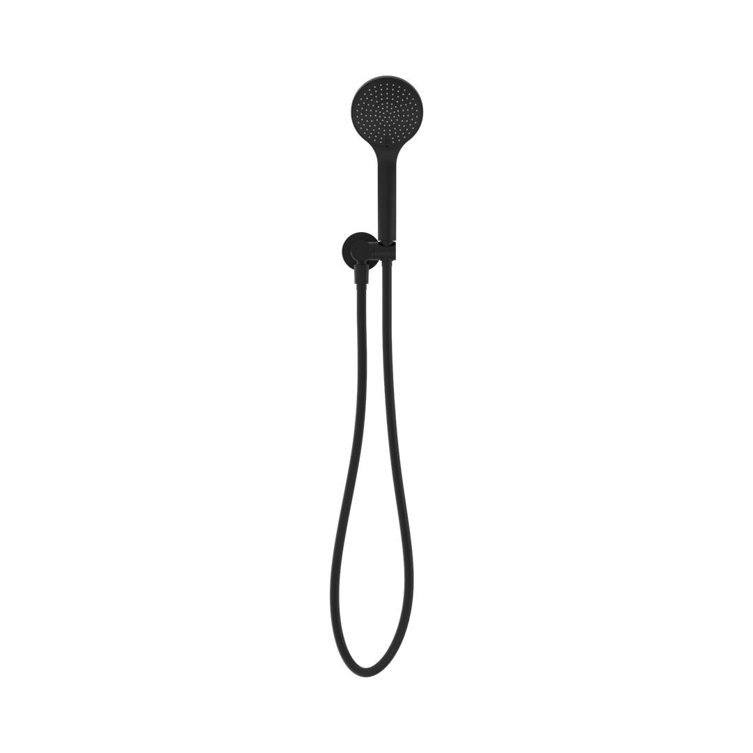 Mecca Nero Shower On Bracket With Air Shower - Matte Black