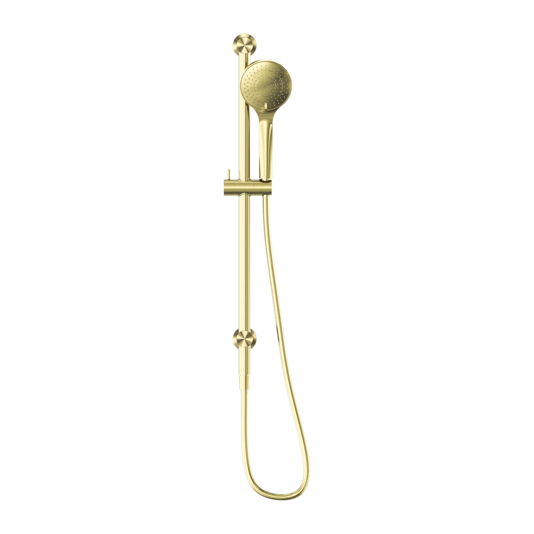 Nero Mecca Rail Shower With Air Shower - Brushed Gold