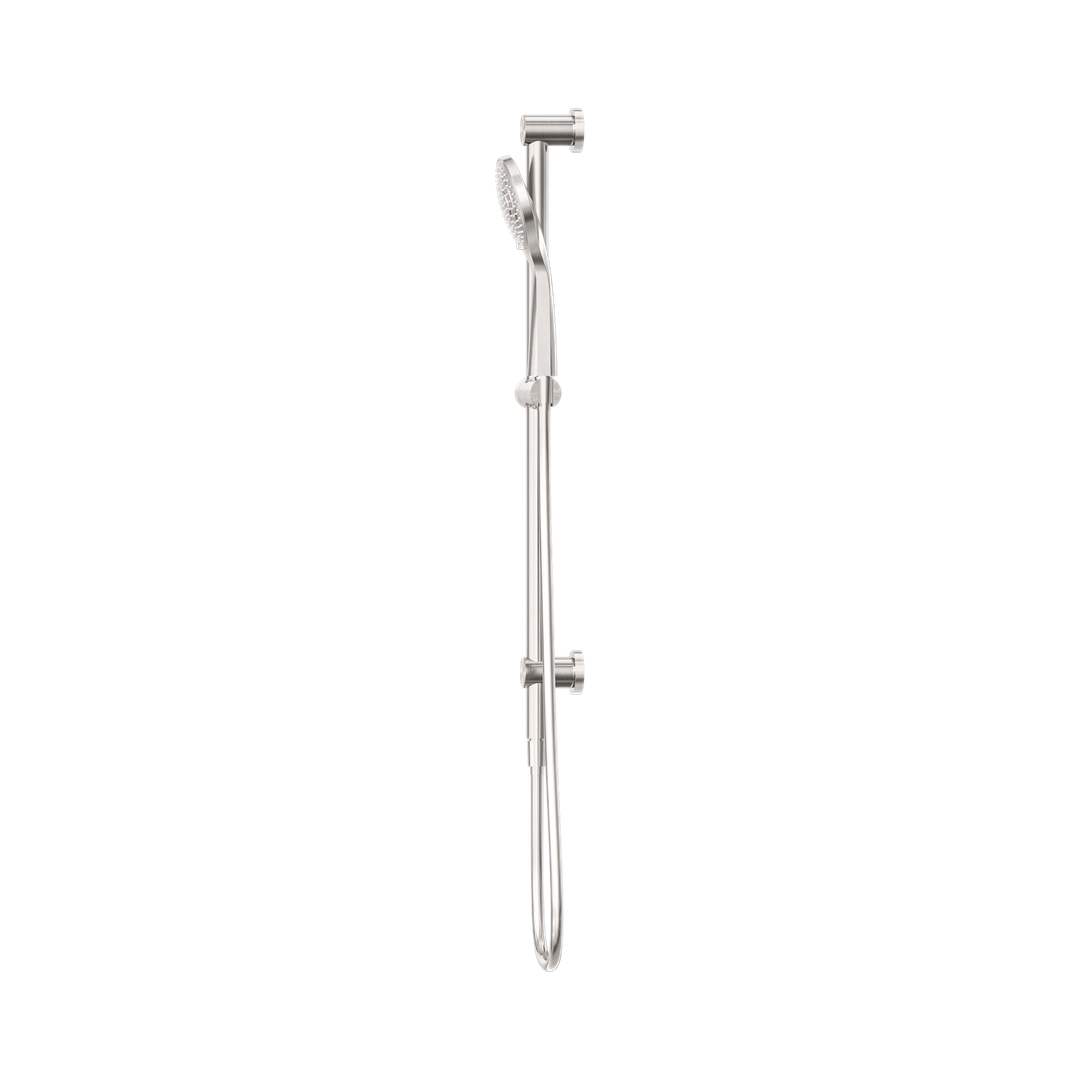 Mecca Nero Shower Rail With Air Shower - Brushed Nickel