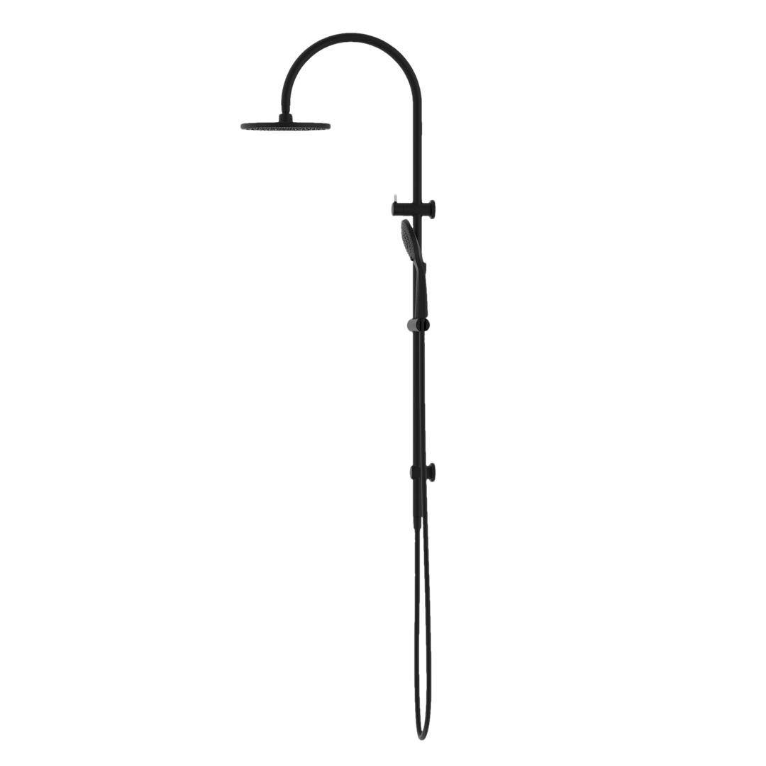 Nero Mecca Twin Shower With Air Shower - Matt Black