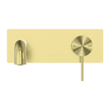 Mecca Wall Basin Nero Mixer 160mm Spout - Brushed Gold