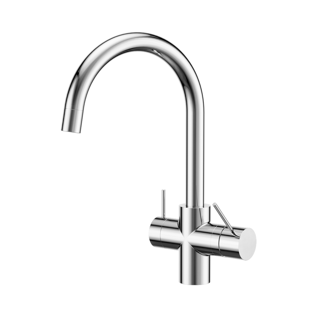 Nero Mecca 3 Way Filtered Mixer Tap - Chrome