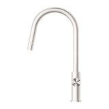 Mecca Pull Out Sink Nero Mixer W/ Vegie Spray - Brushed Nickel