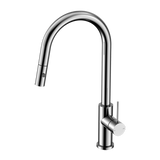 Nero Mecca Pull Out Sink Mixer With Vegie Spray - Chrome