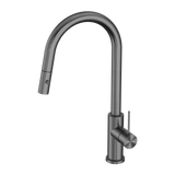 Nero Mecca Pull Out Sink Mixer With Vegie Spray - Gunmetal