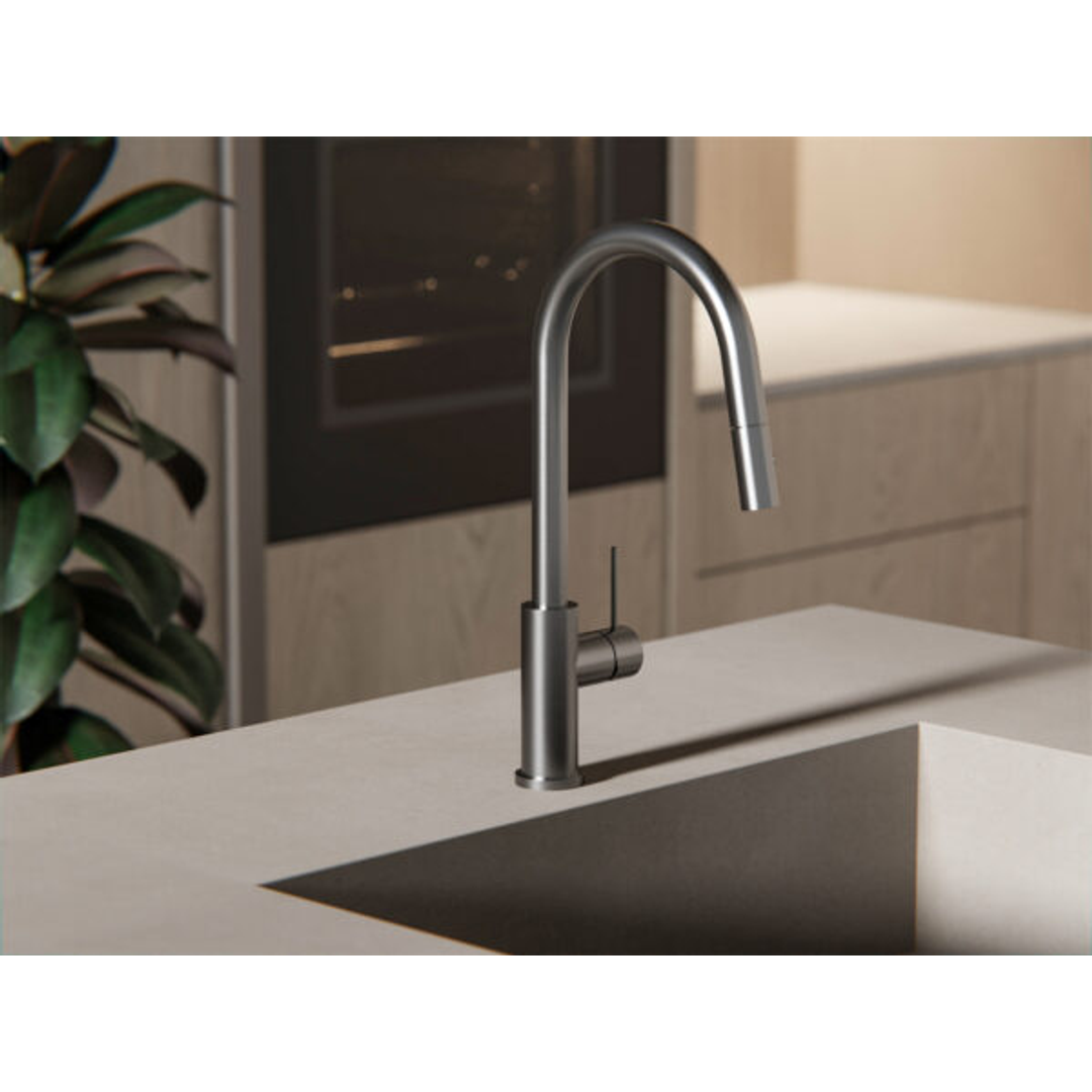Mecca Pull Out Sink Nero Mixer With Vegie Spray - Gunmetal