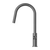 Nero Mecca Pull Out Sink Mixer With Vegie Spray - Gunmetal