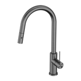 Nero Mecca Pull Out Sink Mixer With Vegie Spray - Gunmetal