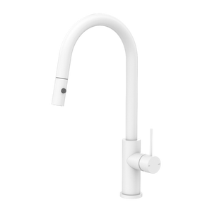 Nero Mecca Pull Out Sink Mixer With Vegie Spray Function - Matt White