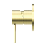 Nero Mecca Shower Mixer 80mm Plate - Brushed Gold