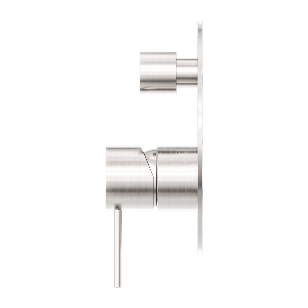 Nero Mecca Shower Mixer With Diverter - Brushed Nickel