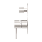 Nero Mecca Shower Mixer With Diverter - Brushed Nickel