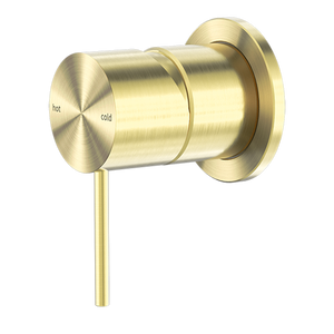 Nero Mecca Shower Mixer 60mm Plate - Brushed Gold