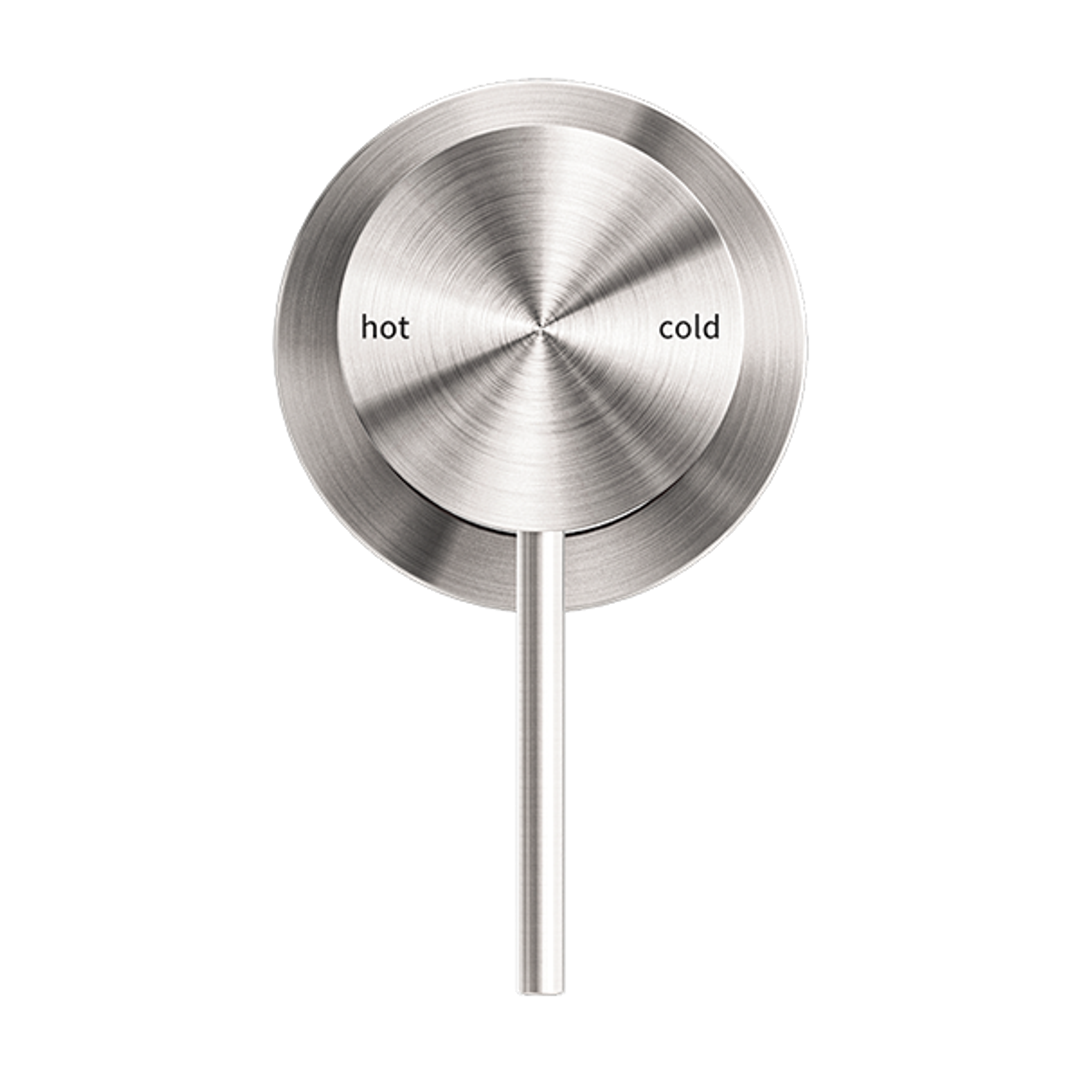 Nero Mecca Shower Mixer 60mm Plate - Brushed Nickel