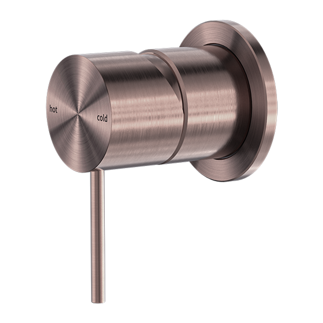 Nero Mecca Shower Mixer 60mm Plate - Brushed Bronze Nr221911Hbz