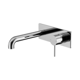 Nero Mecca Wall Basin/Bath Mixer 120Mm - Chrome