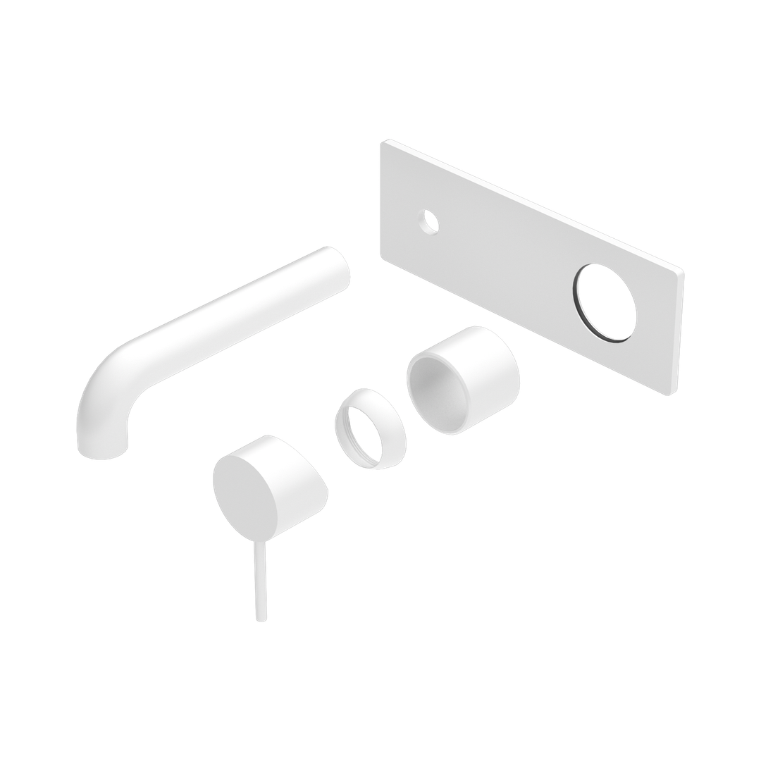 Nero Mecca Wall Basin/Bath Mixer 185Mm Trim Kits Only - Matte White