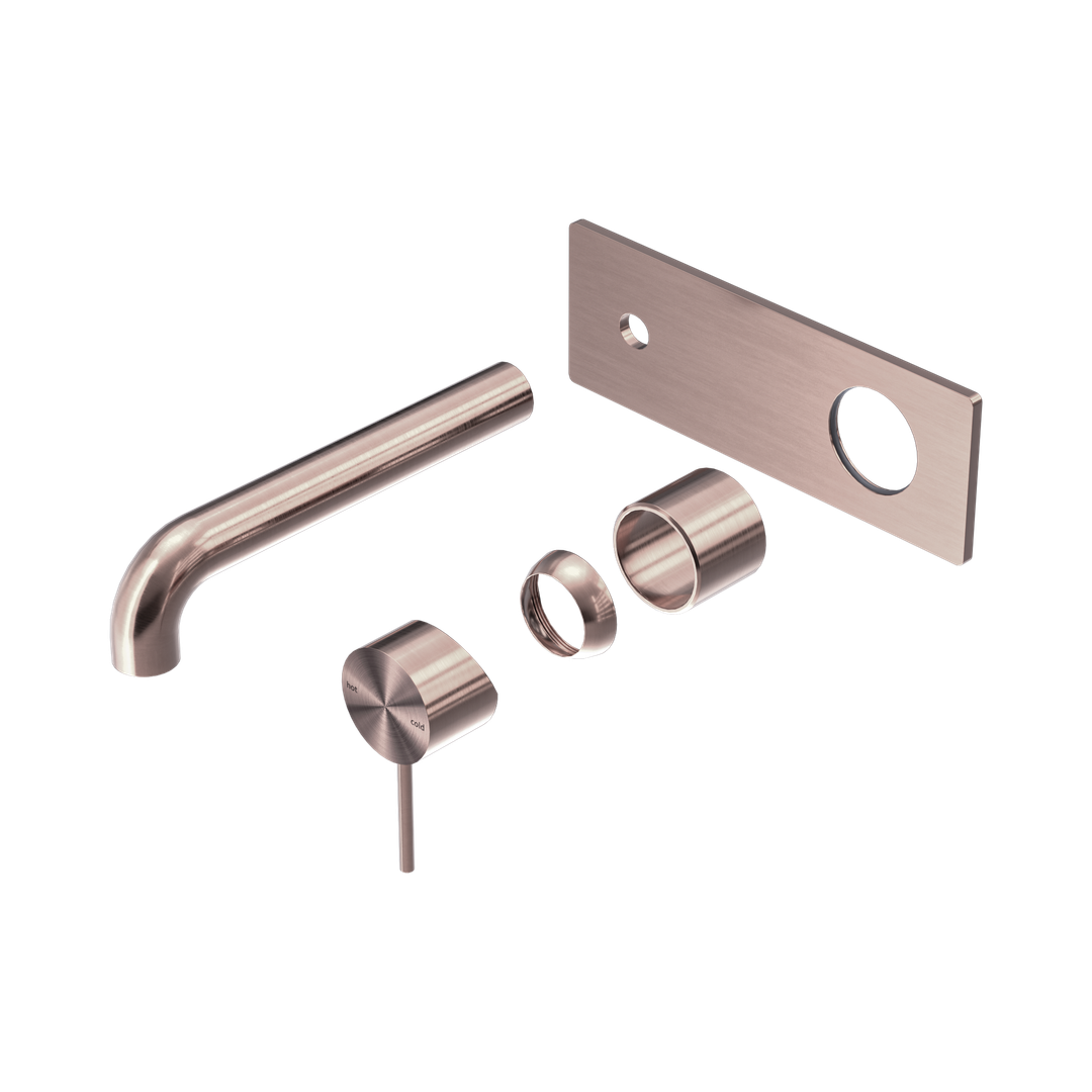 Nero Mecca Wall Basin/Bath Mixer 230Mm Trim Kits Only - Brushed Bronze