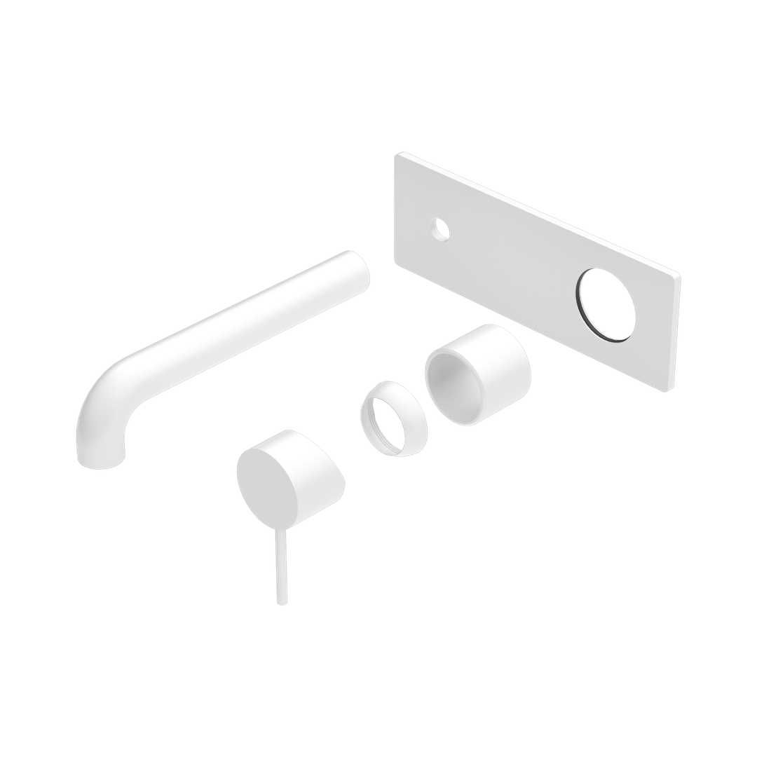 Nero Mecca Wall Basin/Bath Mixer 230Mm Trim Kits Only - Matte White