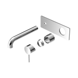 Nero Mecca Wall Basin/Bath Mixer 260Mm Trim Kits Only - Chrome