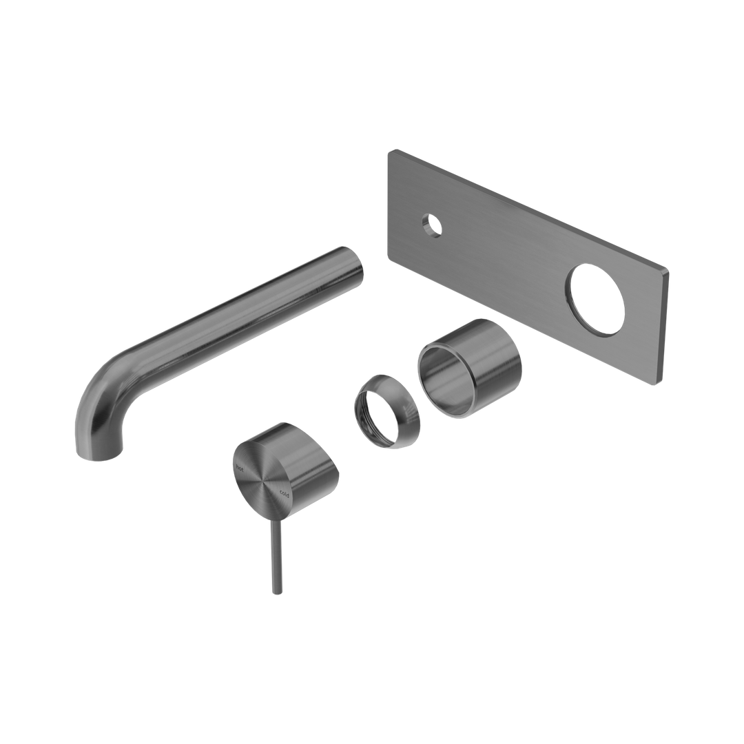 Nero Mecca Wall Basin/Bath Mixer 260Mm Trim Kits Only - Gunmetal