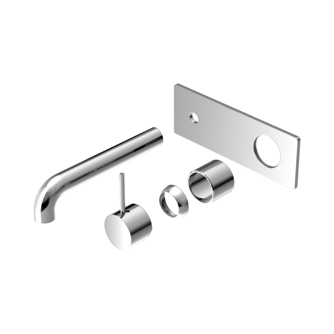 Nero Mecca Wall Basin/Bath Mixer Handle Up 185Mm Trim Kits Only - Chrome