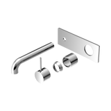 Nero Mecca Wall Basin/Bath Mixer Handle Up 185Mm Trim Kits Only - Chrome