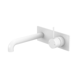 Nero Mecca Wall Basin/Bath Mixer Handle Up 230Mm - Matte White