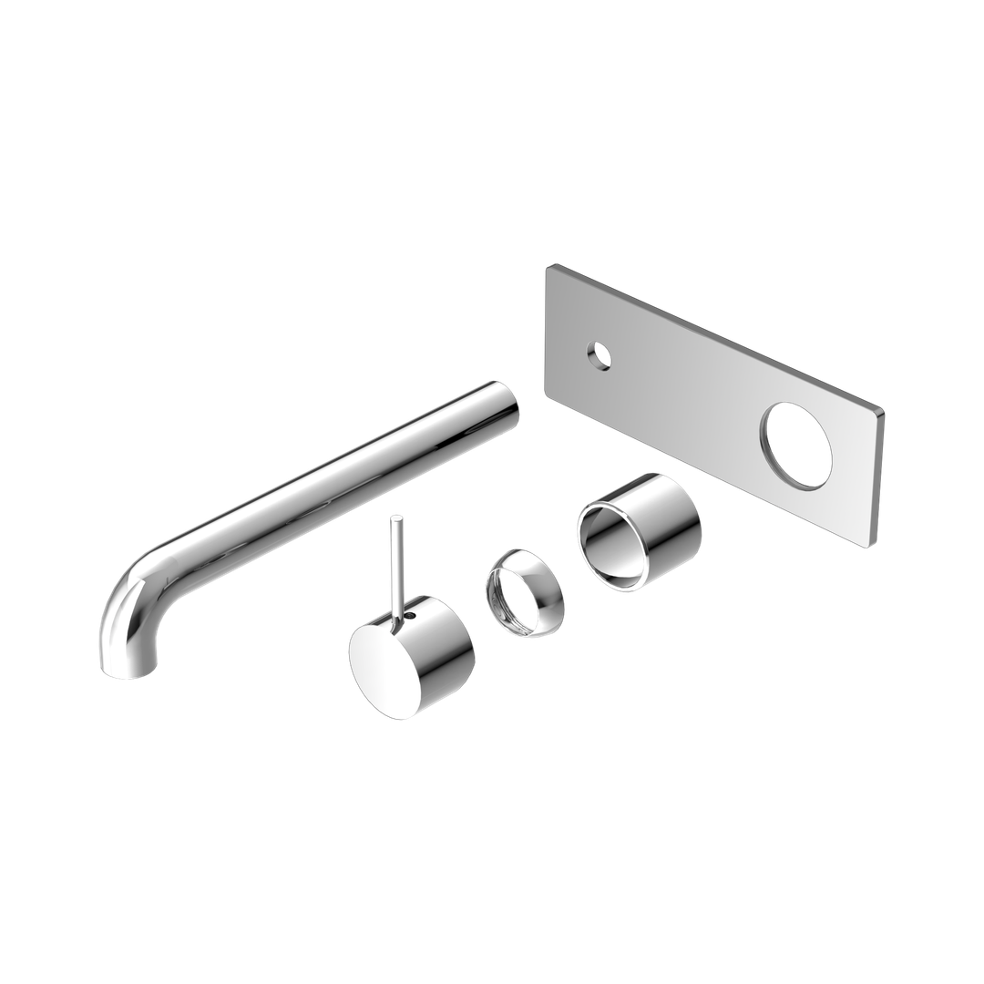 Nero Mecca Wall Basin/Bath Mixer Handle Up 230Mm Trim Kits Only - Chrome
