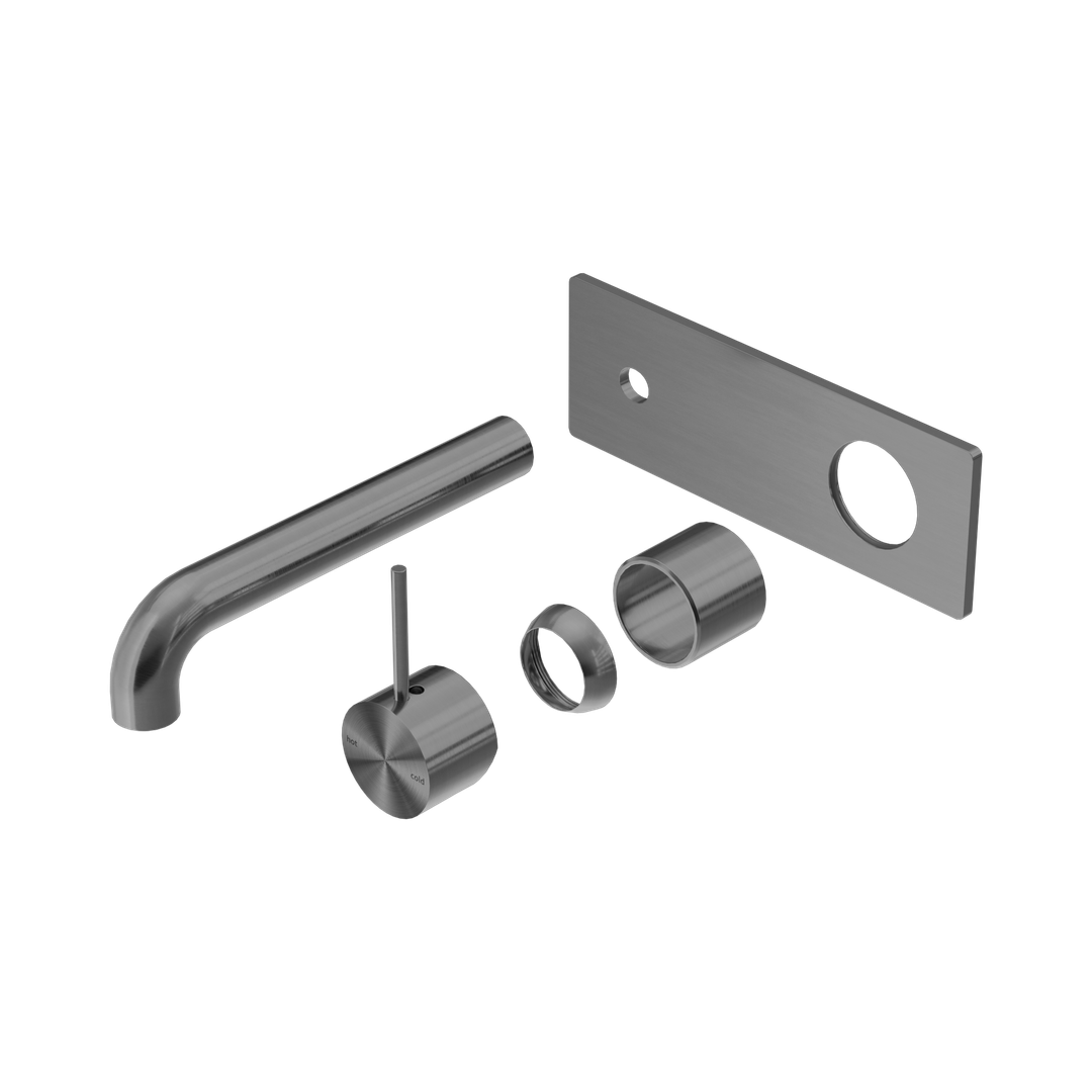 Nero Mecca Wall Basin/Bath Mixer Handle Up 230Mm Trim Kits Only - Gunmetal