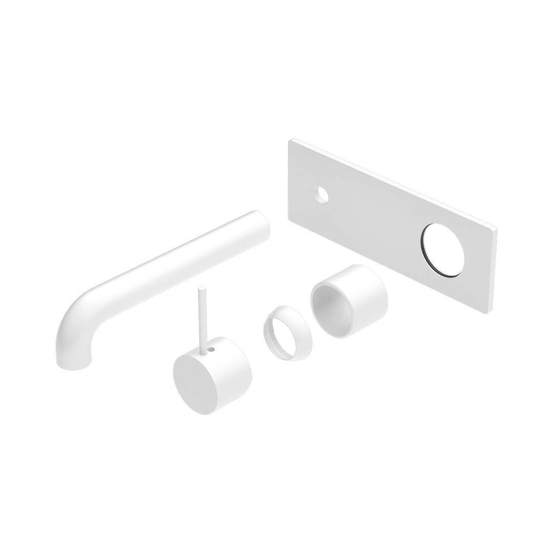 Nero Mecca Wall Basin/Bath Mixer Handle Up 260Mm Trim Kits Only - Matte White