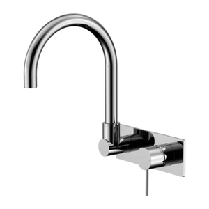 Nero Mecca Wall Basin/Bath Mixer Swivel Spout - Chrome