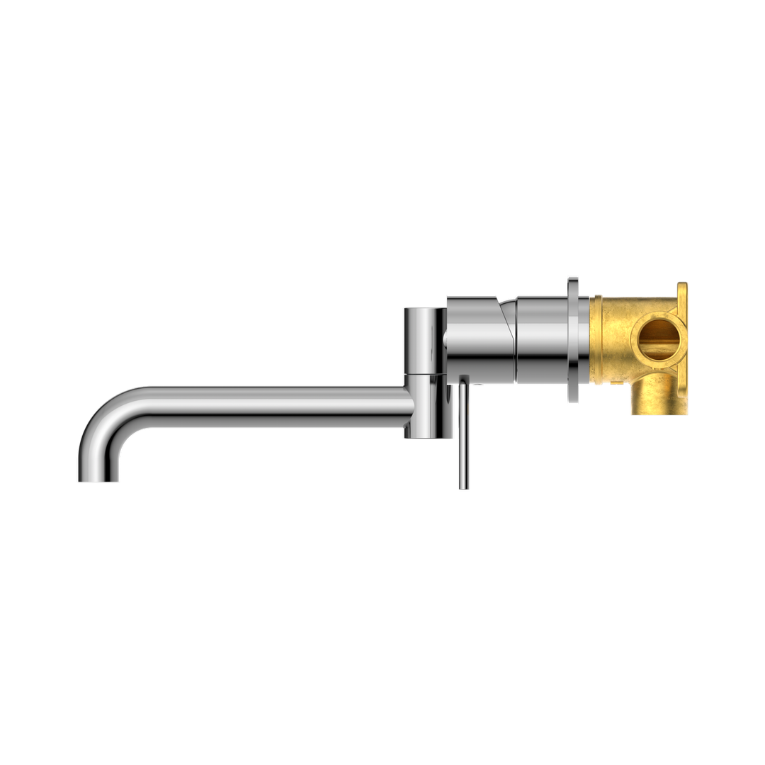 Mecca Wall Basin/Bath Nero Mixer Swivel Spout 225mm - Chrome Nr221910Rch