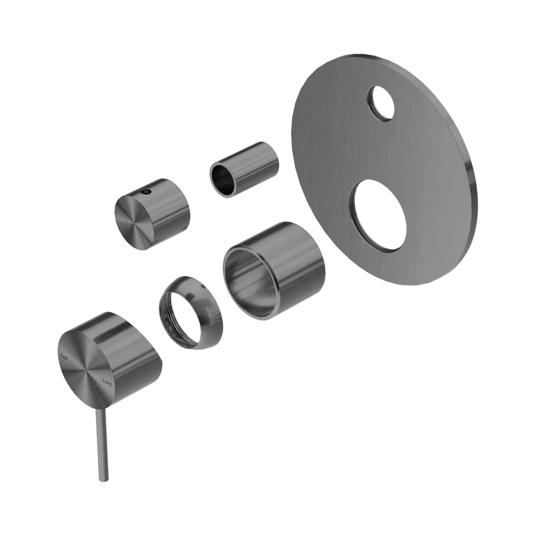 Nero Mecca Shower Mixer With Diverter Trim Kits Only - Gunmetal